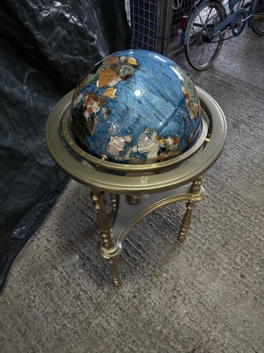World globe real map - world, and